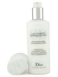 christian dior purifying cleansing milk normal combination skin|dior makeup remover review.